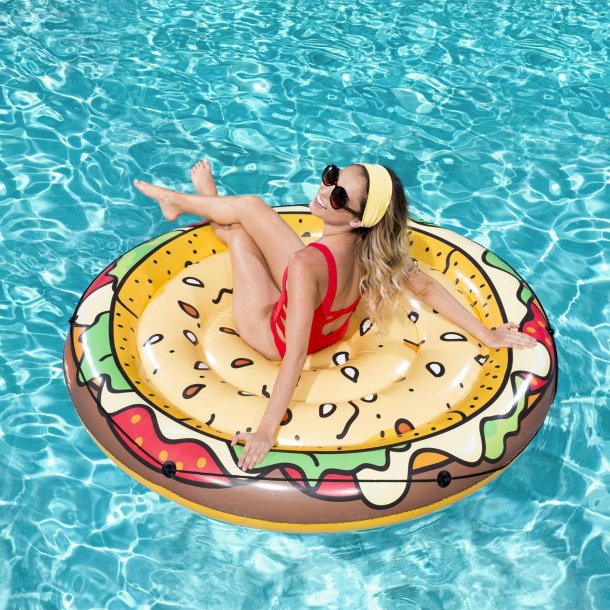 Luftmadrass oppblsbar hamburger :158cm