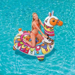 Badeleke stor Lama oppbl�sbar 193x151cm