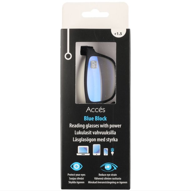 Lesebriller Blue Block Acces +1,5