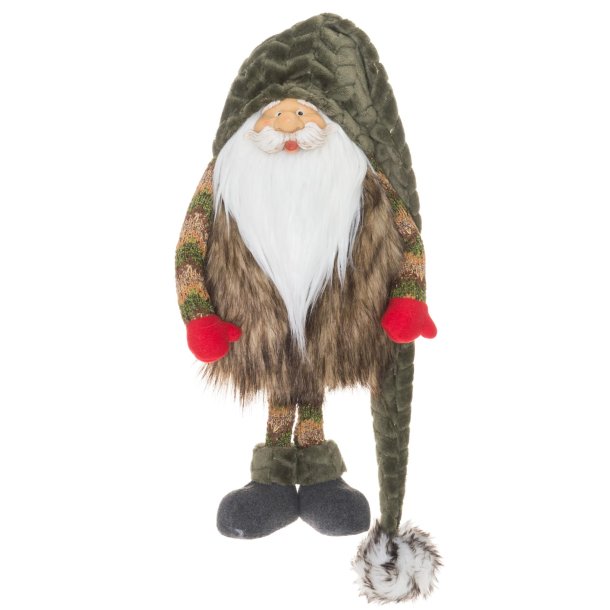 Nisse gnom med grnn lue 50cm