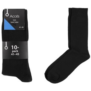 Agdersokken 10-pk 41-45 sort