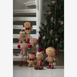 Dekorfigur pepperkakemann sittende 48 cm