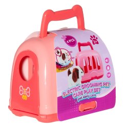 Lekehund med lyd og reisebur