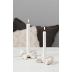 Lysestake slyfe hvit 4 cm